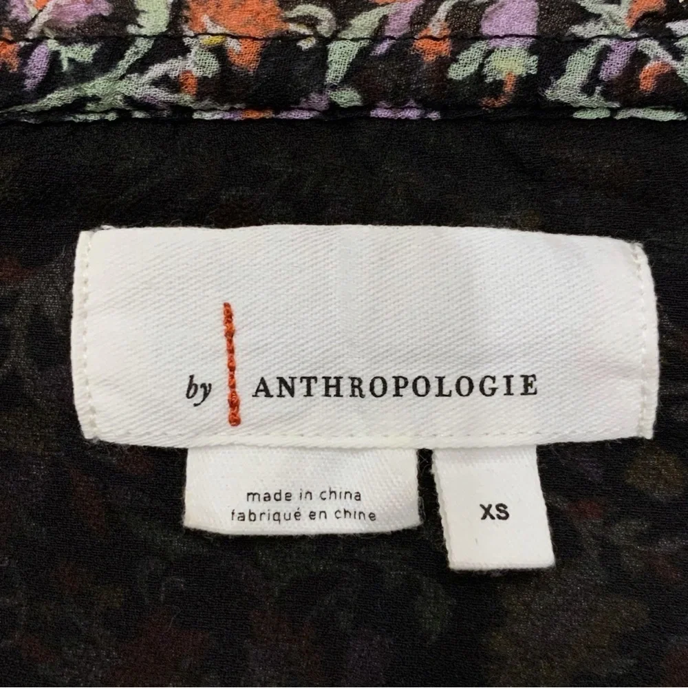 Anthropologie Lucia Smocked Off-Shoulder Floral Peasant Top - Picture 4 of 9